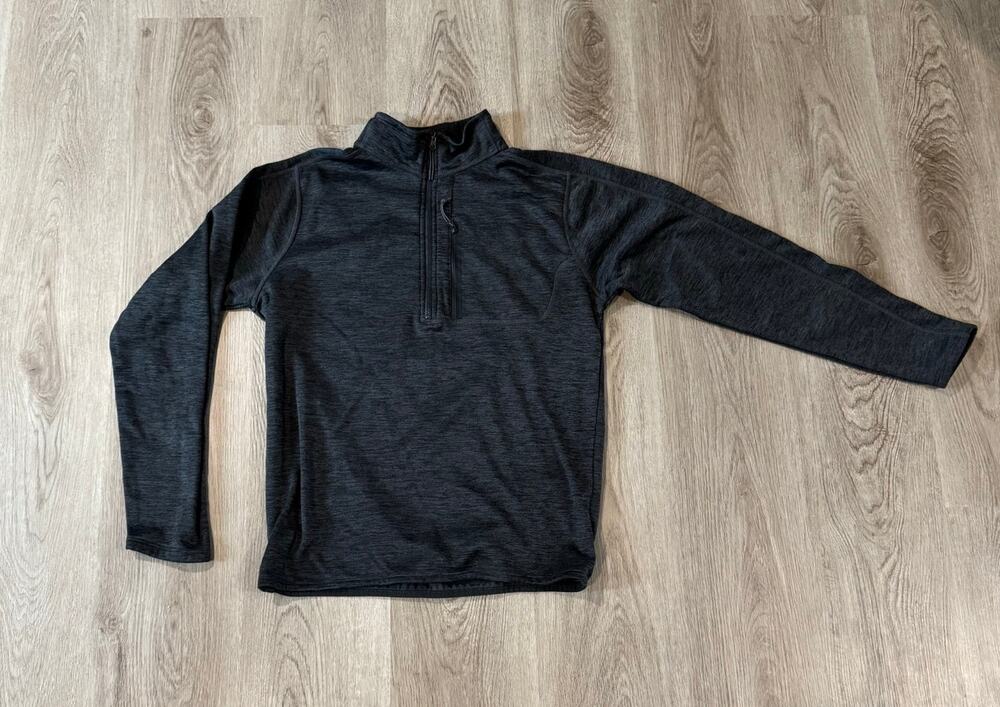 The North Face Men’s Quarter Zip Fleece Pullover Black Size S